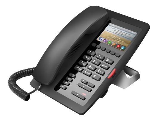 Fanvil H5 hotelový SIP telefon, 2SIP, 3,5'' bar. displ., 6 progr. tl., USB, PoE