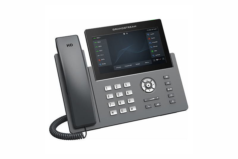 Grandstream GRP2670 SIP telefon, 7'' dotyk. bar. displej, 6 SIP účty, 4 pr. tl., 2x1Gb, WiFi, BT, USB