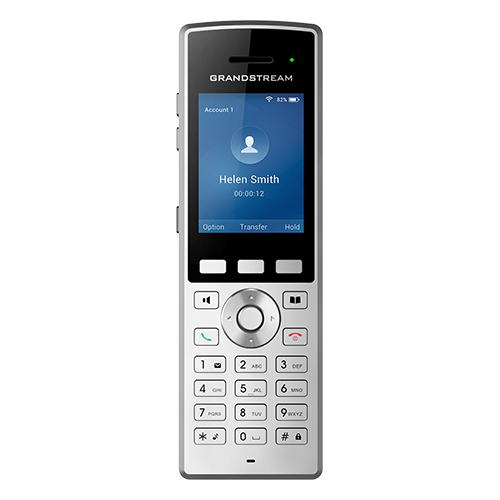 Grandstream WP822 SIP WiFi telefon, 2,4'' bar. displ., 2SIP úč., BT, 3,5mm jack, Micro USB, Handover