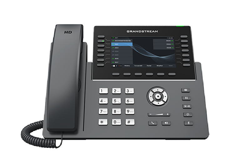 Grandstream GRP2650 SIP telefon, 5'' bar.displej, 6 SIP účty, 14 pr. tl., 2x1Gb, WiFi, BT, USB