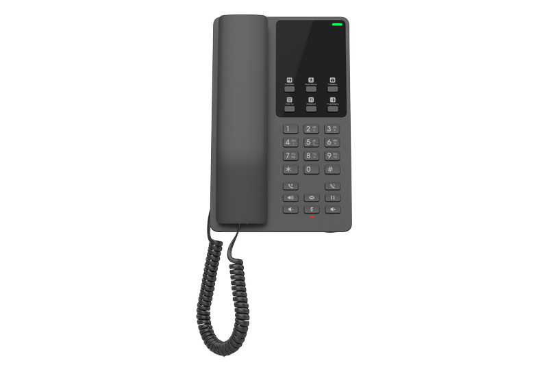 Grandstream GHP621 SIP hotelový telefon černý