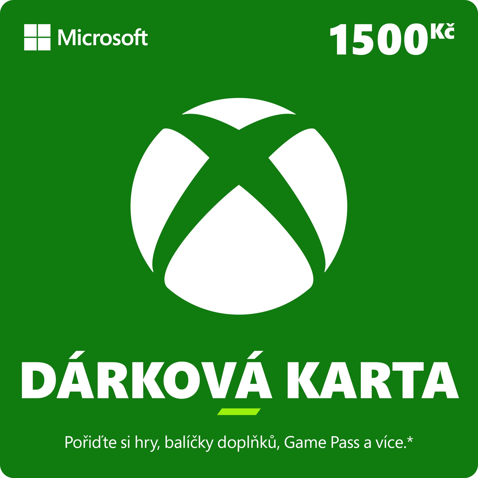 ESD XBOX - Dárková karta Xbox 1500 Kč