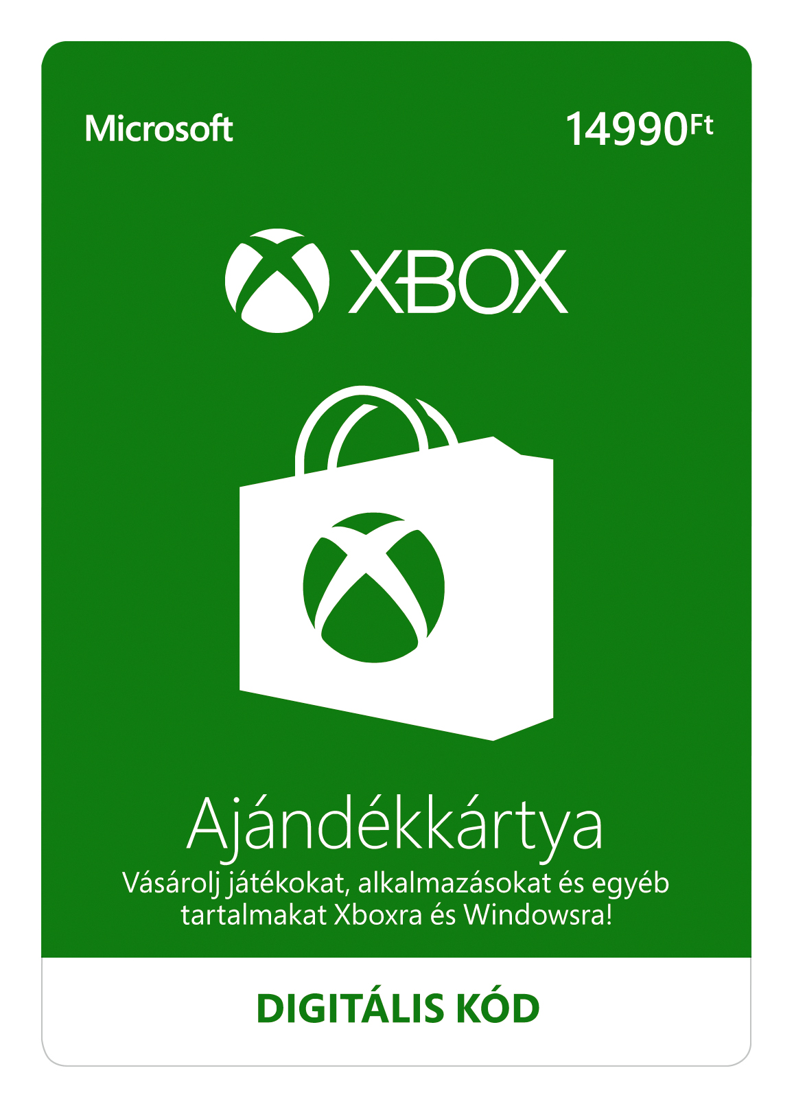 ESD XBOX - Dárková karta Xbox 14990 HUF
