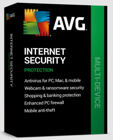 Renew AVG Internet Security  MultiDevice up to 10 connections 1 Year