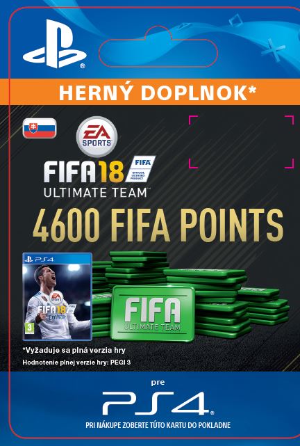 Obrázok ESD SK PS4 - 4600 FIFA 18 Points Pack SCEE-XX-S0033217