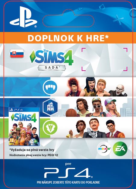 Obrázok ESD SK PS4 - The Sims™ 4 Bundle SCEE-XX-S0035432