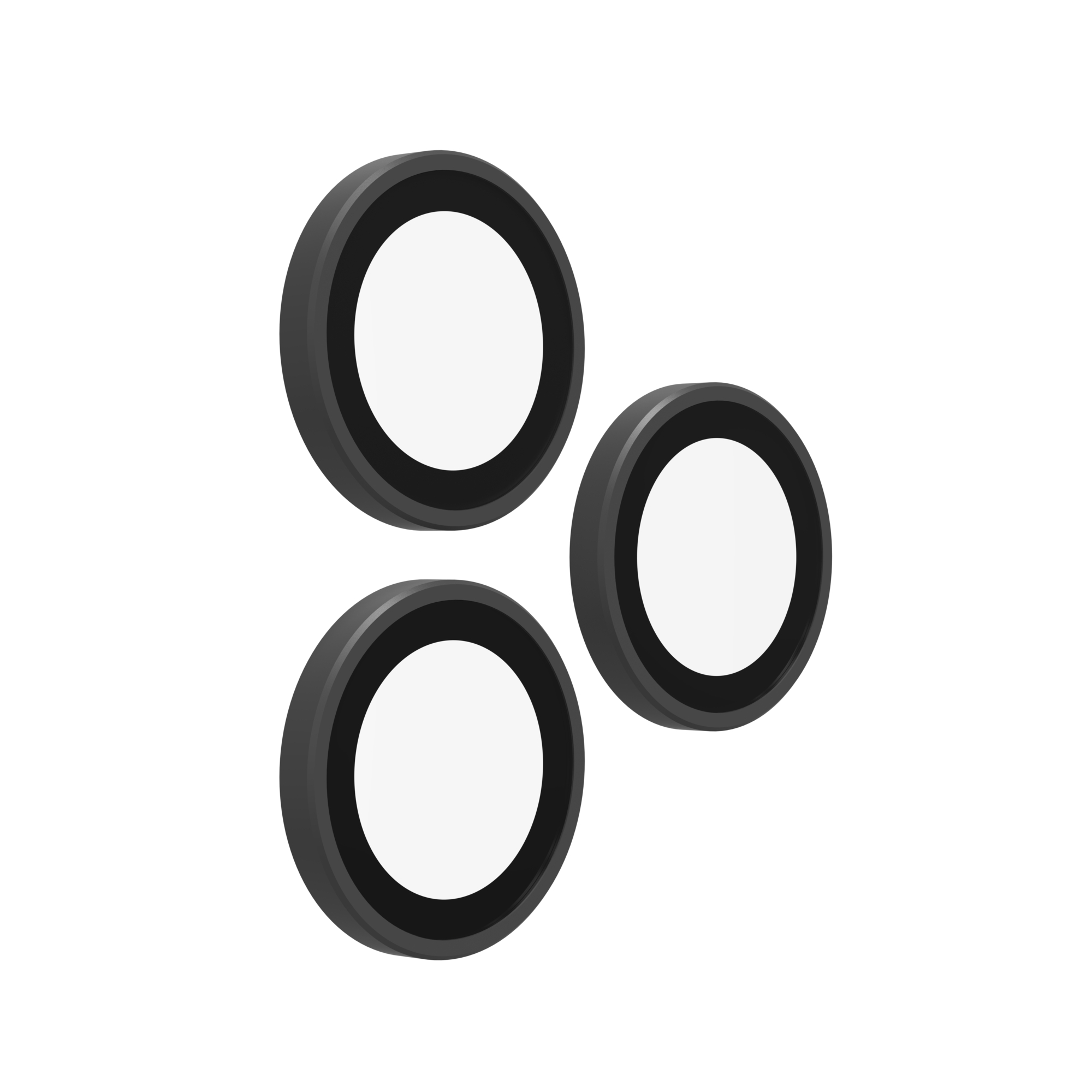 ZAGG Ochranná čočka Premium pro Apple 17 Pro/Pro Max/16 Pro/Pro Max/15 Pro/Pro Max - stříbrná