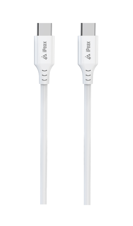 TPU KABEL USB-C   USB-C 1,5M, USB 2.0 BÍLÝ