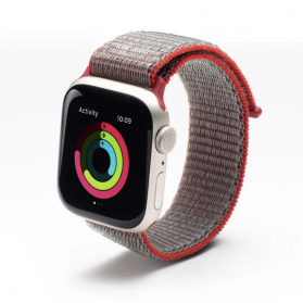 GEAR4 spor. řemínek Apple Watch 45/44/42mm červená