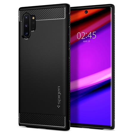 Obrázok Spigen Rugged Armor Black Samsung Galaxy Note 10+ (627CS27331)