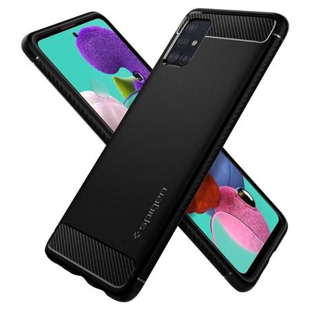 Obrázok Spigen Rugged Armor Black Samsung Galaxy A51 (ACS00563)