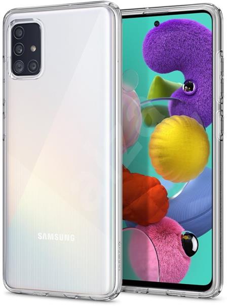 Obrázok Spigen Liquid Crystal gumené púzdro pre Samsung Galaxy A51, priesvitné (ACS00564)