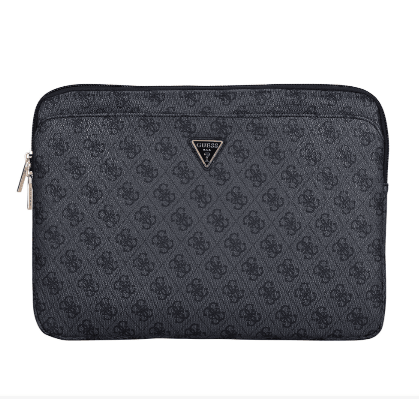 Guess PU 4G Triangle Logo Obal pro Notebook 14'' Black