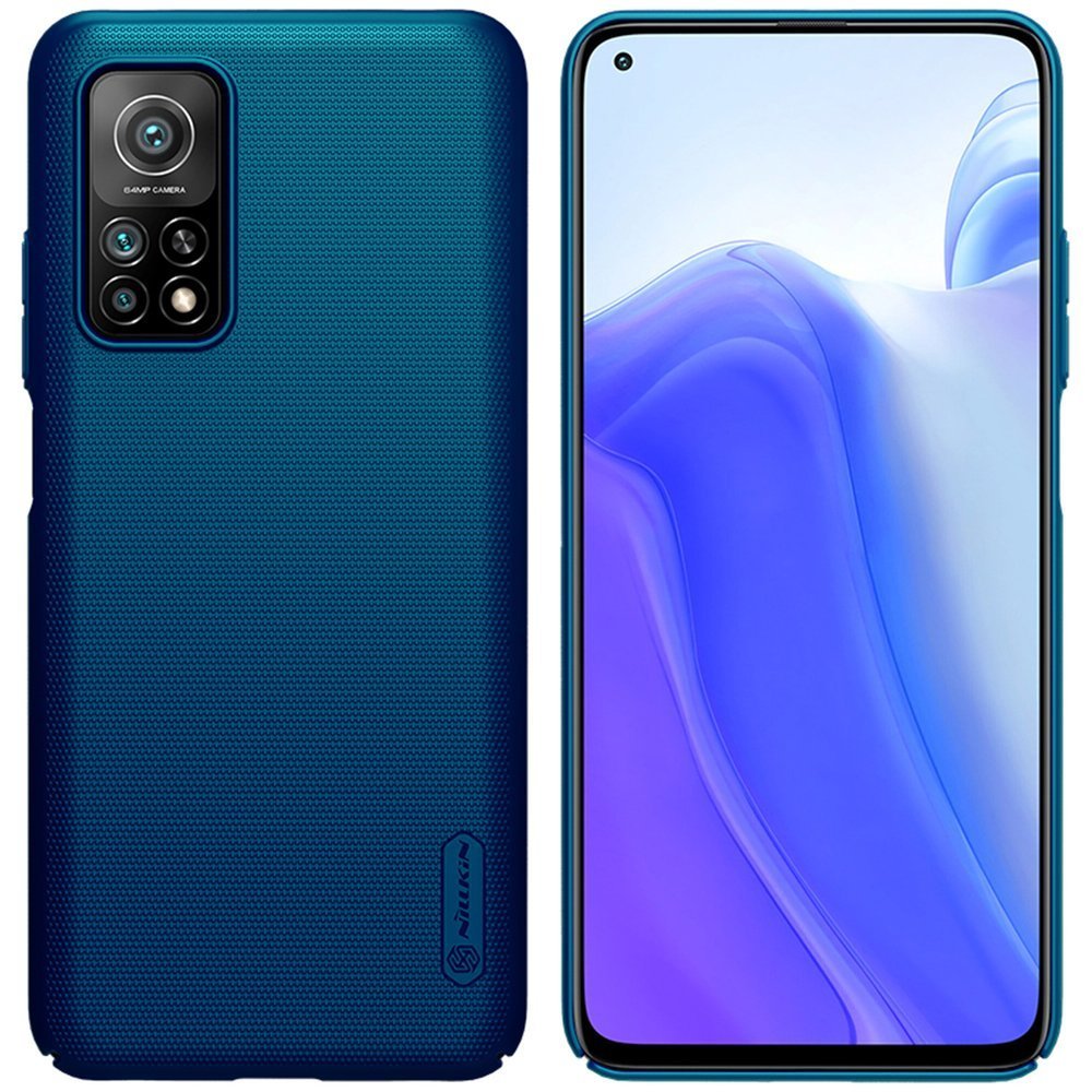 Obrázok Nillkin Super Frosted Zadní Kryt pro Xiaomi Mi 10T/10T Pro Peacock Blue 6902048209374