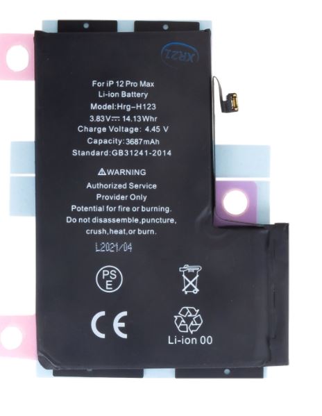 iPhone 12 Pro MAX Baterie 3687mAh Li-Ion (Bulk)