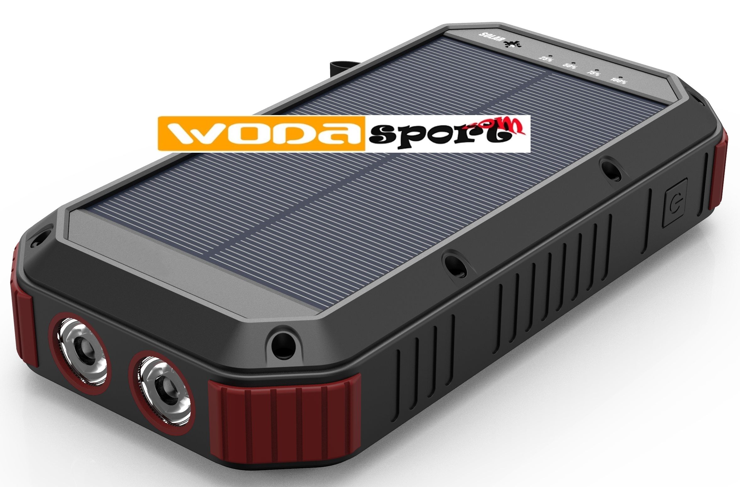 Obrázok Solární powerbanka Wodasport® SolarDozer X30 WDS983S, Outdoor Adventure™ 30100 mAh, 6v1 WDS983S