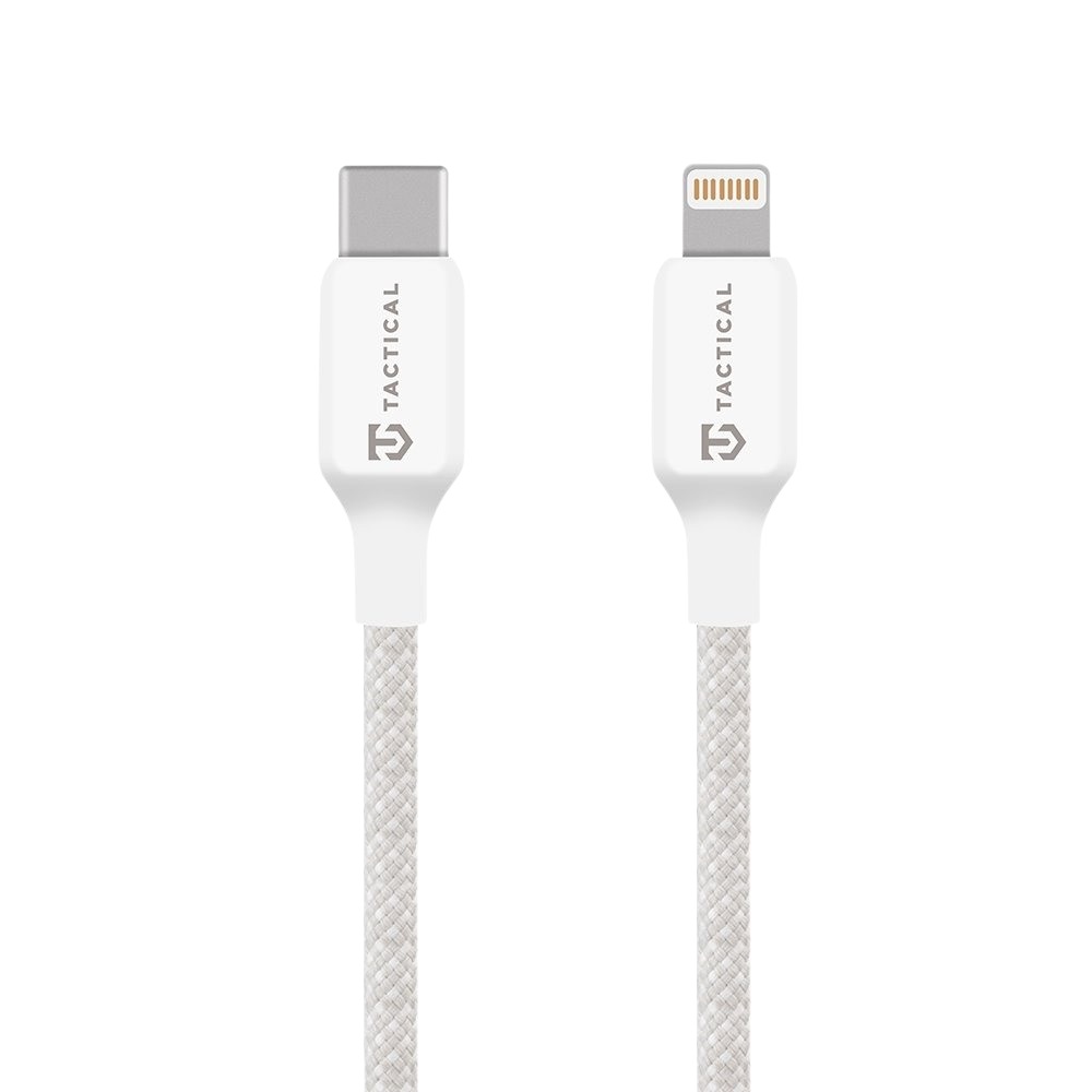 Tactical Stitch Thread Cable USB-C/Lightning 1m White