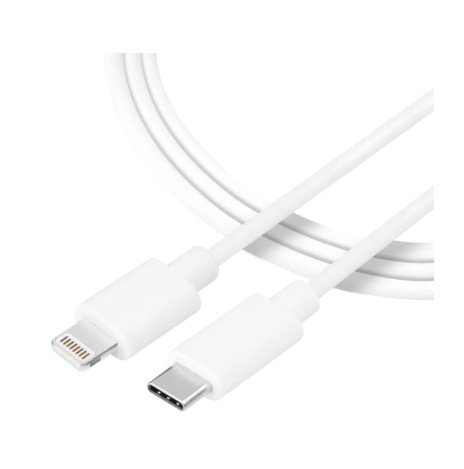 Tactical Smooth Thread Cable USB-C/Lightning 1m White