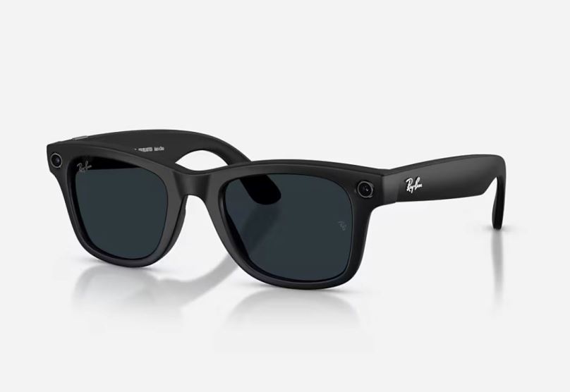 Meta Ray-Ban Gen2 Wayfarer, Matte Black, Clear/Grey Transitions