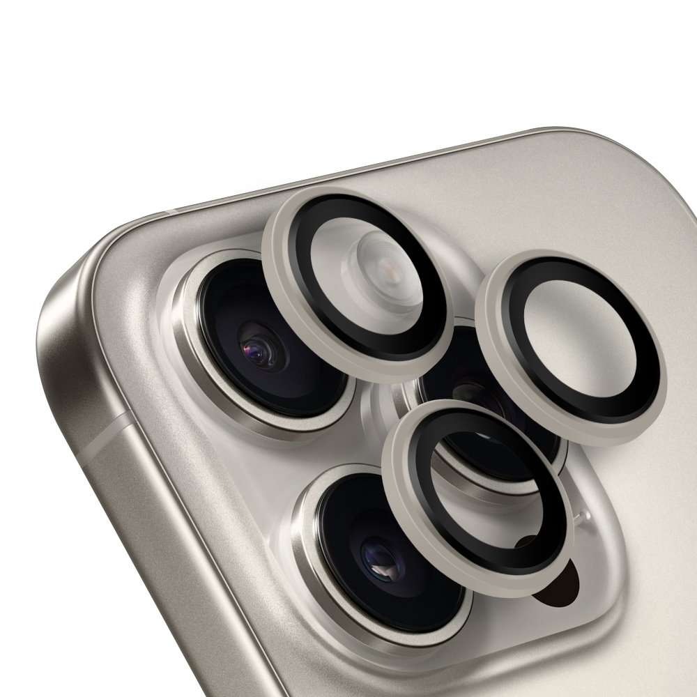 OBAL:ME Ochrana Čoček pro Apple iPhone 15 Pro/15 Pro Max Natural Titanium