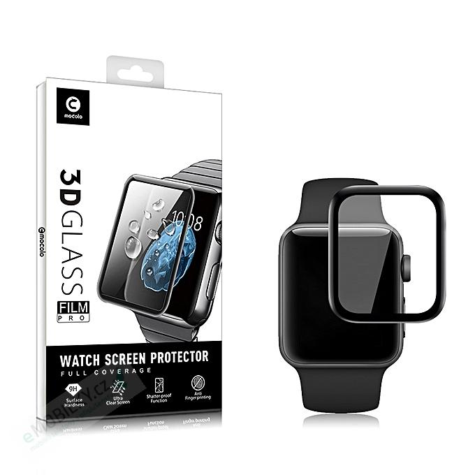 Obrázok Mocolo 3D Tvrzené Sklo Black pro Apple iWatch 1,2,3,4 38mm 8596311087387