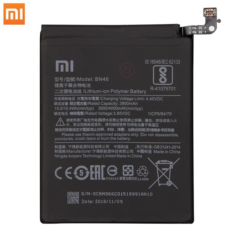 Obrázok Xiaomi BN46 Original Baterie 4000mAh (Bulk) 8596311047329