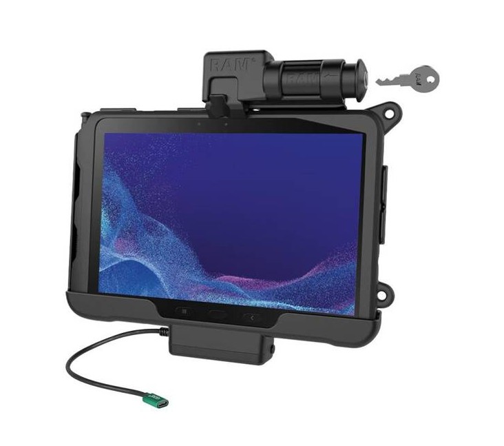 Dokovací stanice RAM® s klíčovým zámkem USB-C pro Tab Active4 Pro/Active 5 Pro