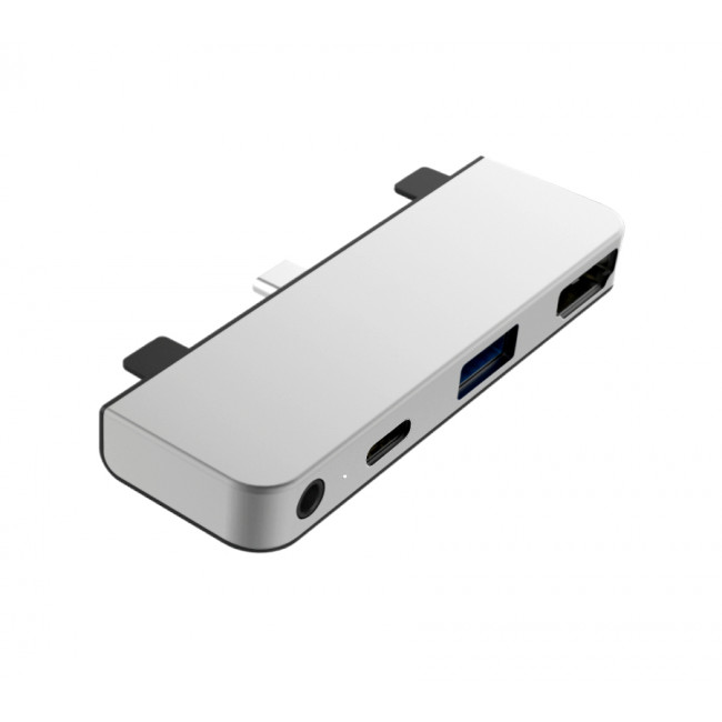 Obrázok HyperDrive 4-in-1 USB-C Hub pro iPad Pro - Silver HY-HD319E-SILVER