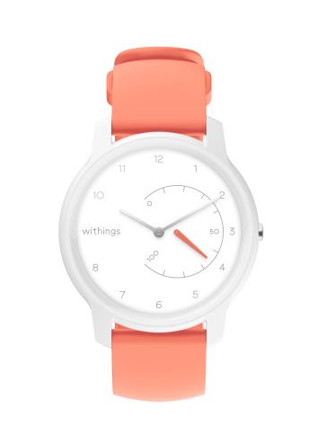 Obrázok Withings Move - White / Coral (3700546705229)