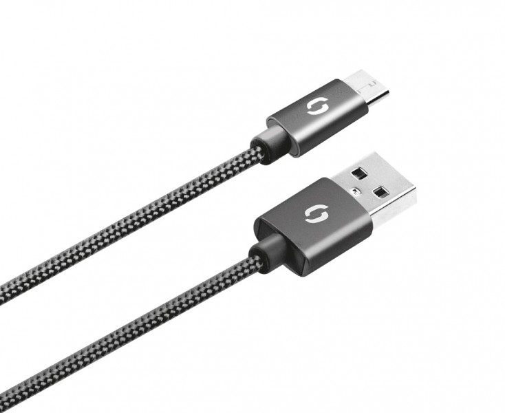 ALIGATOR PREMIUM 2A kabel, Micro USB 50cm, černý