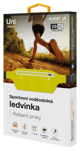 Obrázok Sportovní ledvinka ALIGATOR žlutá PF0002