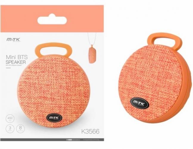 Obrázok Bluetooth Mini Speaker PLUS K3566 orange 8435350735692