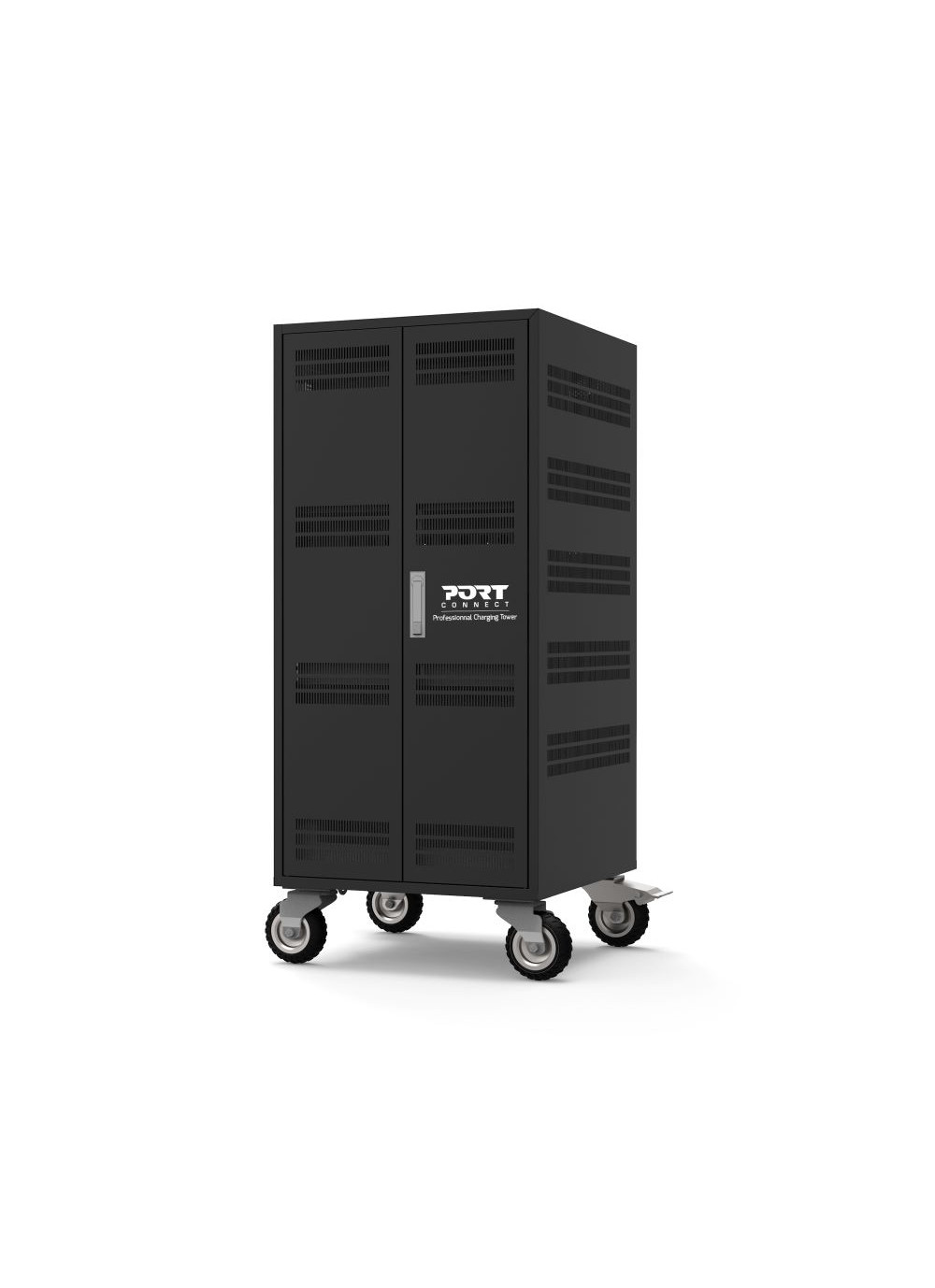 PORT CONNECT CHARGING CABINET 30 Notebooks + RACK 1xU 19’’, černý