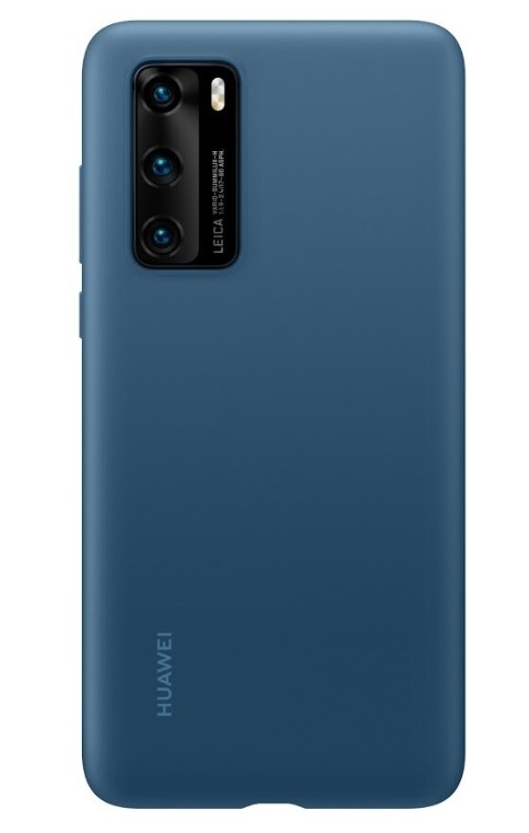 Obrázok Huawei Original Silikonové Puzdro Ink Blue pre P40 (51993721)