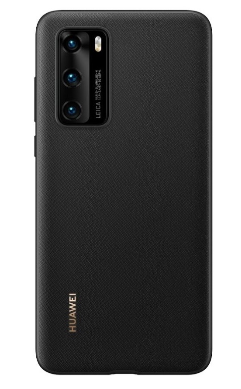 Obrázok Huawei Original PU Puzdro Black pre P40 (51993709)