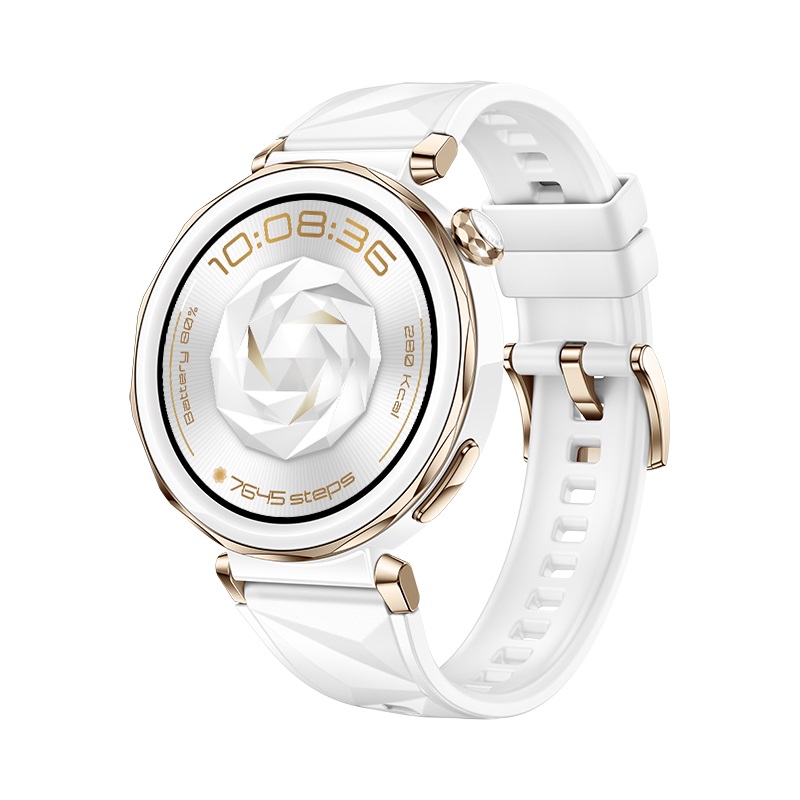 Huawei Watch GT 5 Pro/42mm/Gold/Elegant Band/White