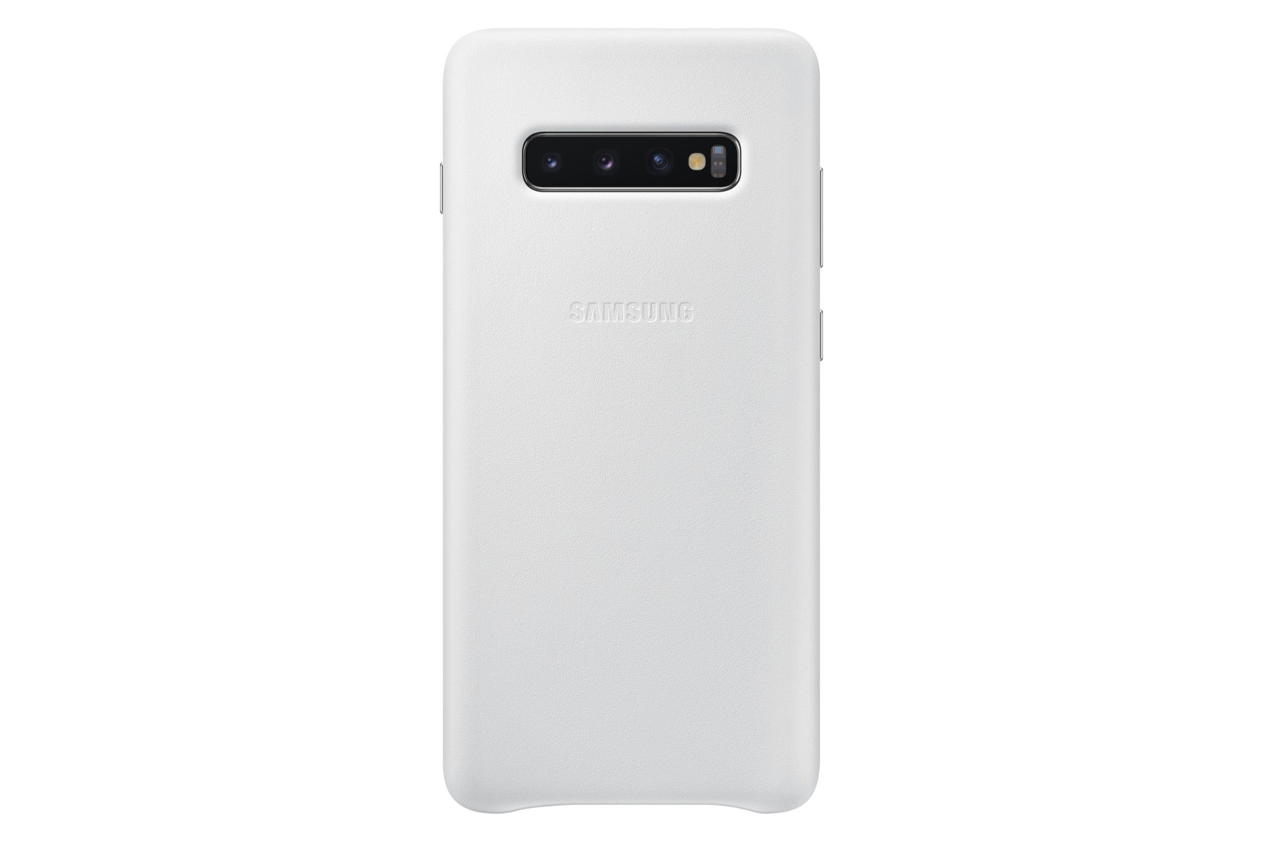 Obrázok Samsung Galaxy S10+ Leather Cover bílý (EF-VG975LWEGWW)