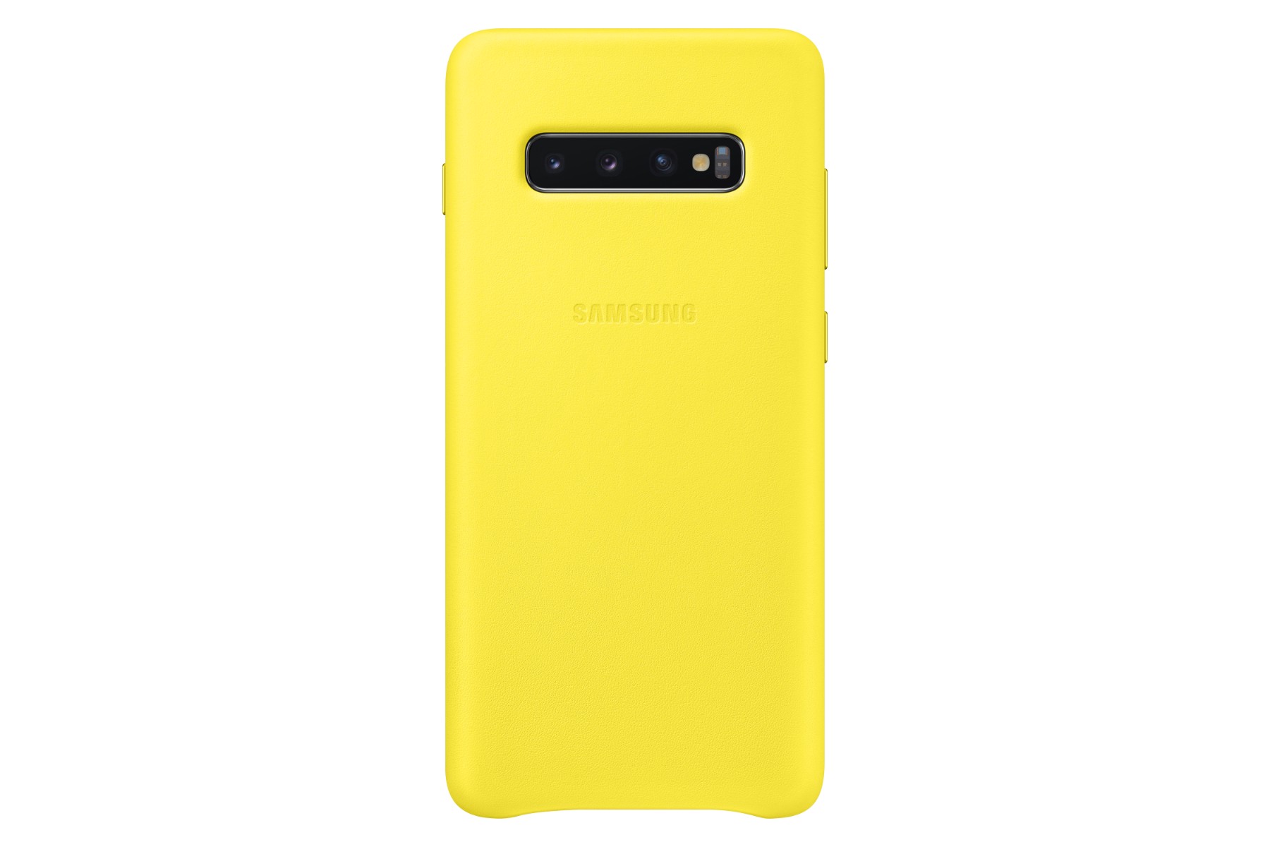 Obrázok Samsung Galaxy S10+ Leather Cover žlutý (EF-VG975LYEGWW)