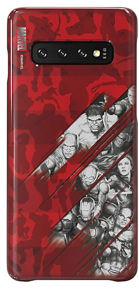 Obrázok Samsung Avengers Comics pro Galaxy S10 (GP-G973HIFGKWI) červený