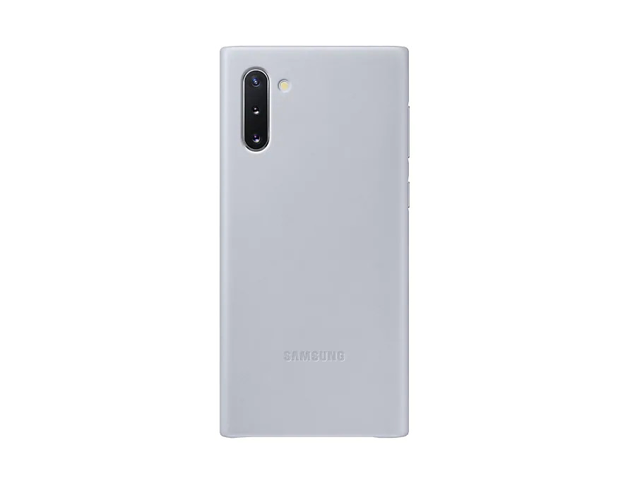 Obrázok Samsung Kožený zadný kryt na Galaxy Note10 sivý (EF-VN970LJEGWW)