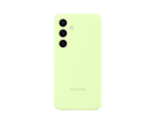 Samsung Silikonový zadní kryt S24 Light Green