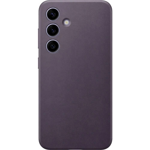 Samsung Zadní kryt z veganské kůže S24 Dark Violet