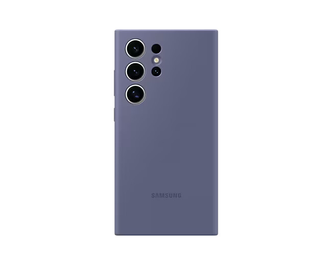 Samsung Silikonový zadní kryt S24 Ultra Violet