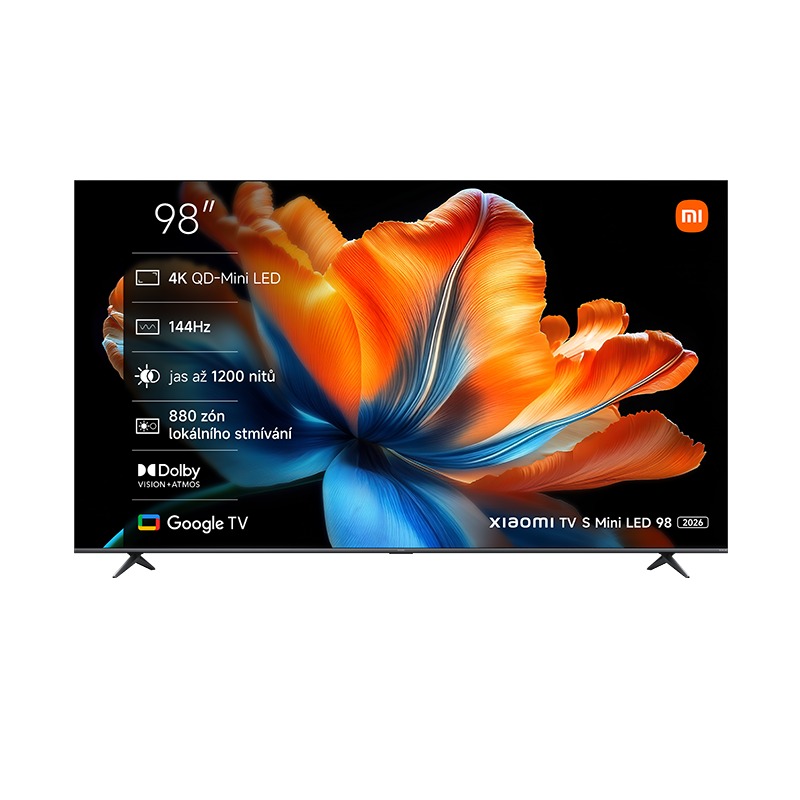 Xiaomi/TV S Mini LED 98 2026/98''/4K UHD/Šedá