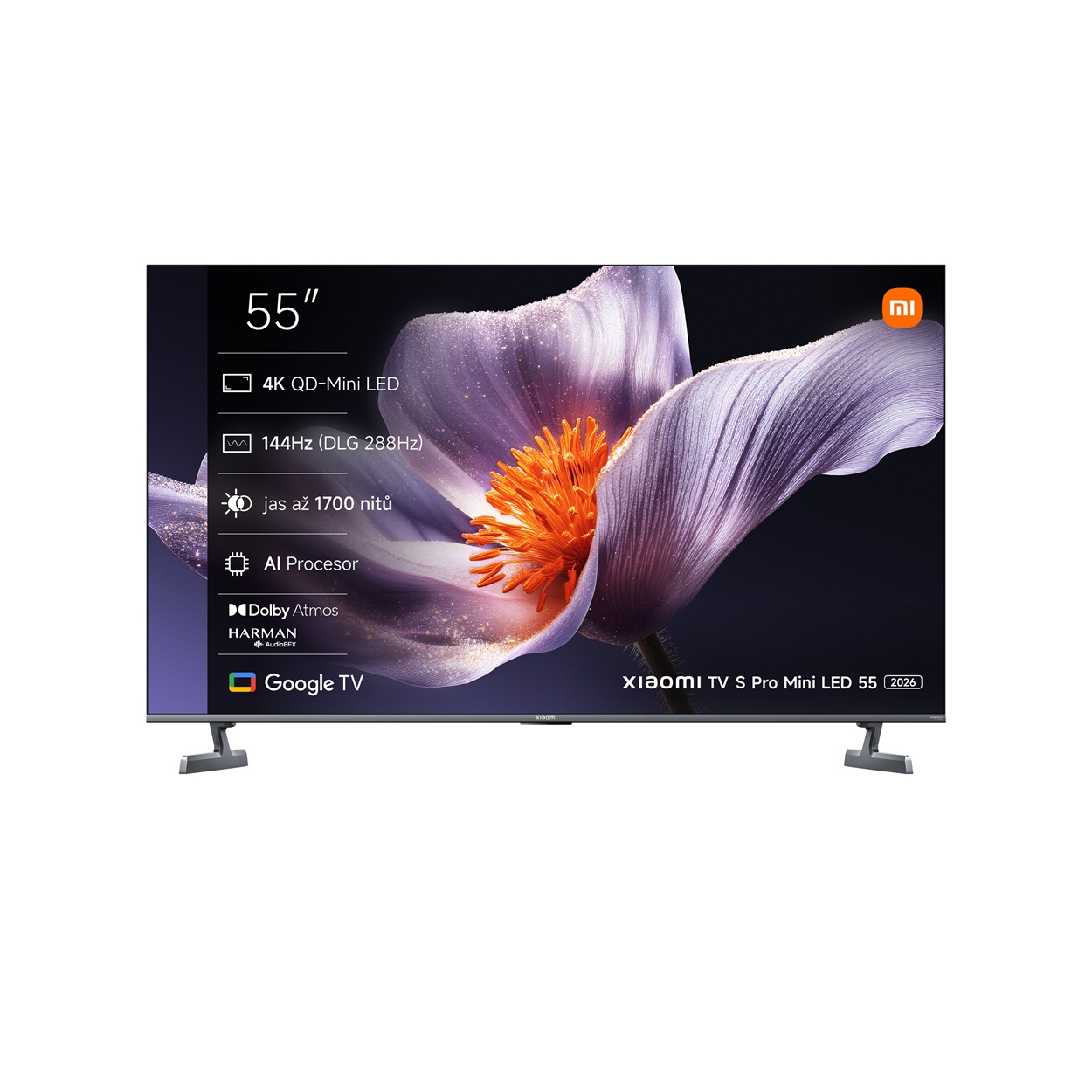 Xiaomi/Smart Display S Pro Mini LED 55 2026/55''/4K UHD/Šedá