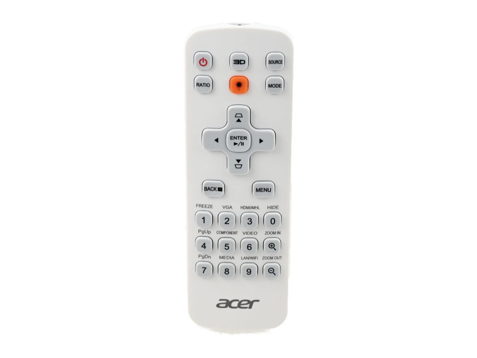 Acer Universal Remote Controller J3 25 keys,white