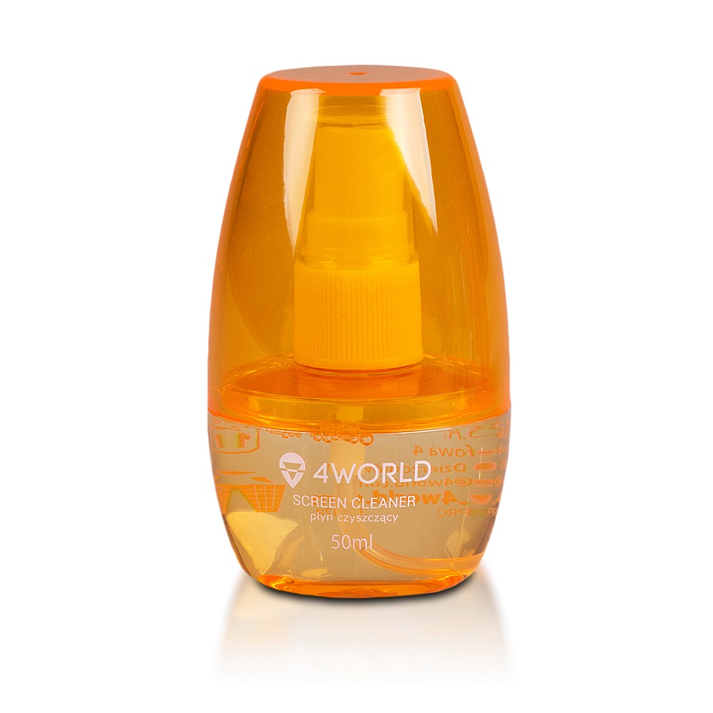 Obrázok 4World Čistící Gel 50ml + hadřík ORANGE 10554-ORG