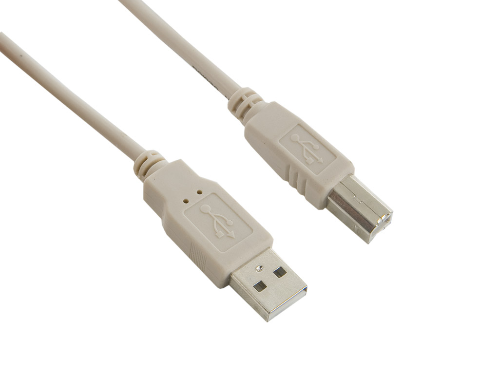 4World Kabel USB 2.0 AM-BM 3.0m Gray