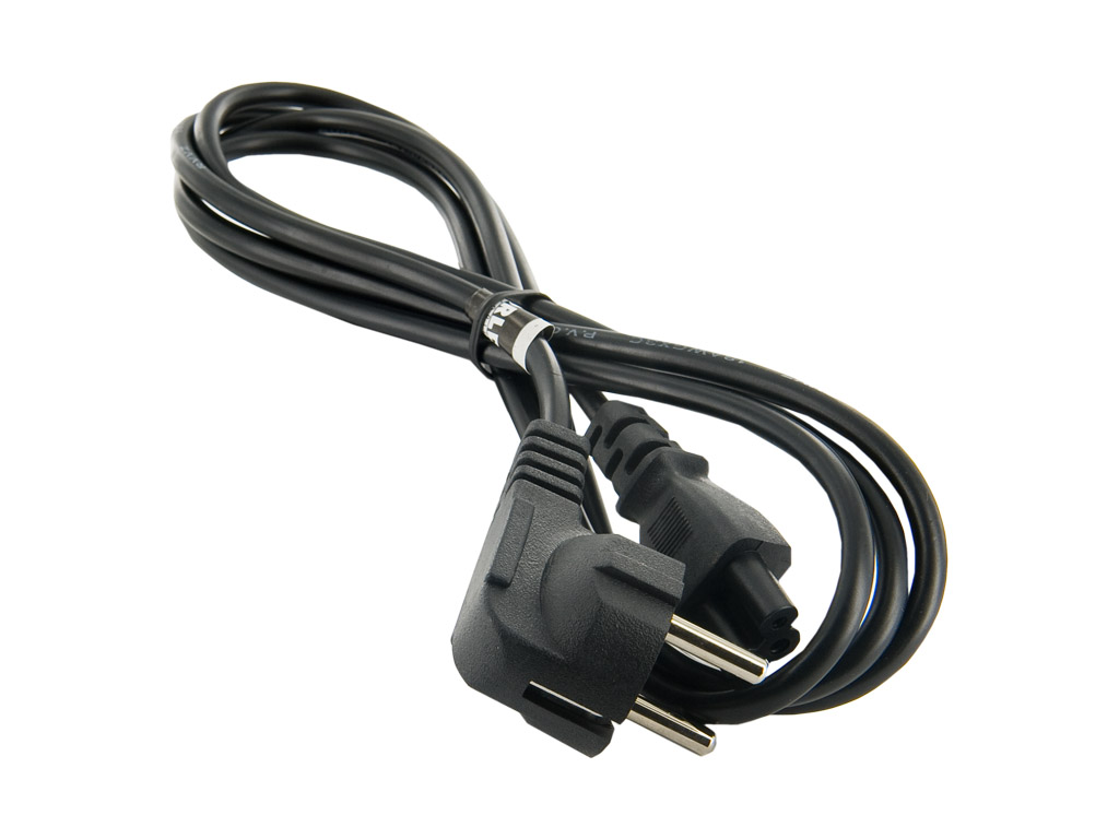 Obrázok 4World Napájecí kabel k NTB 3žilový 1.8m Black 05263