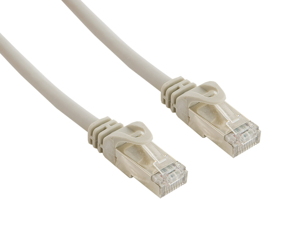 Obrázok 4World Patch kabel RJ45 Cat6 FTP 10m Gray 06113